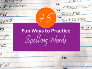 75 ways to practice spelling words