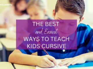 Teaching cursive