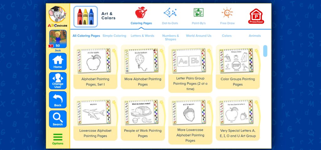 ABCmouse Review: Activities, Pricing, Pros and Cons 7 ABCMouse Art