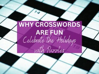 Why crosswords are fun. Celebrating the holidays with puzzles