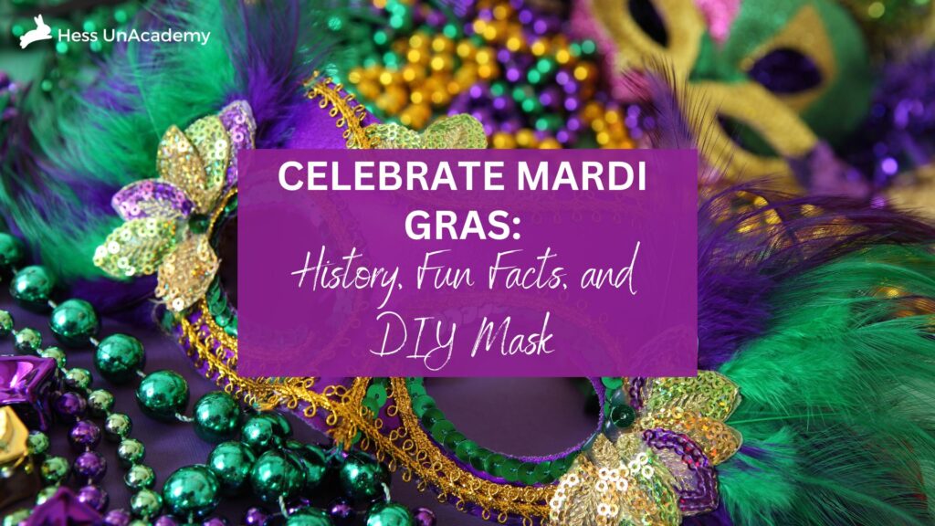 drawing of mardi gras mask