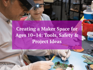 High-resolution illustration for creating-a-maker-space-for-ages-10-14-tools-safety-project-ideas