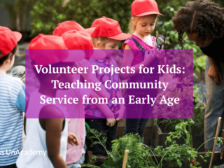 High-resolution illustration for Volunteer Projects for Kids: Teaching Community Service from an Early Age