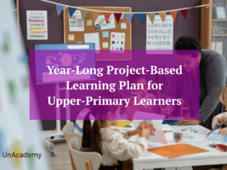 High‑resolution illustration for Year‑Long Project‑Based Learning Plan for Upper‑Primary Learners
