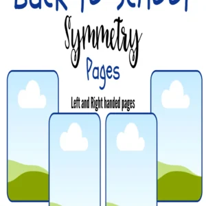 Back to School Symmetry Pages (Math)