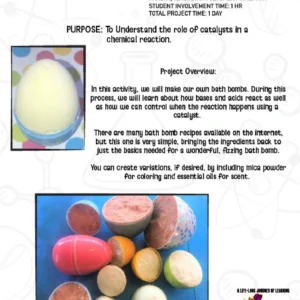 STEM Made Easy Explosions Chapter Sample Bath Bombs