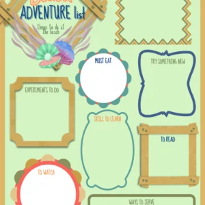 Beach Adventure List (Life)