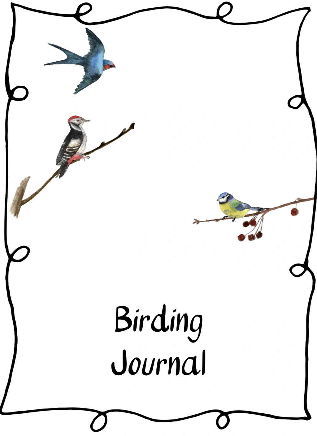 Combined Birding and Bird Watching Journal for Kids, Teens, and Adults (Science)