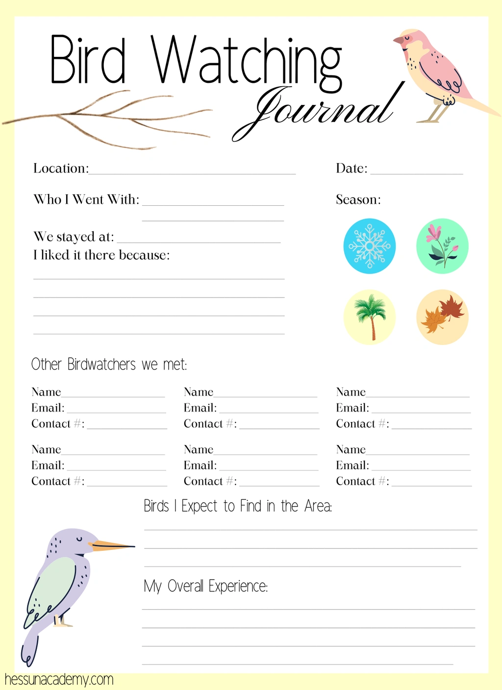 Another Bird Watching Journal (Science) 2 Another Bird Watching Journal (Science) - Image 2