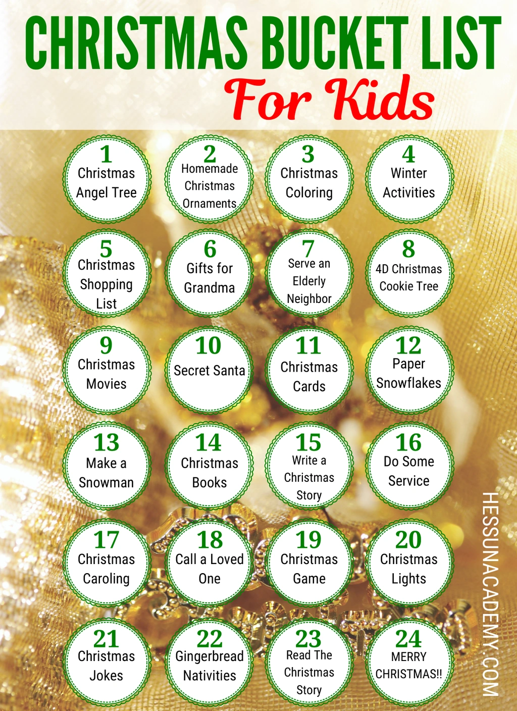 Both Christmas Bucket List Printables 1 Both Christmas Bucket List Printables