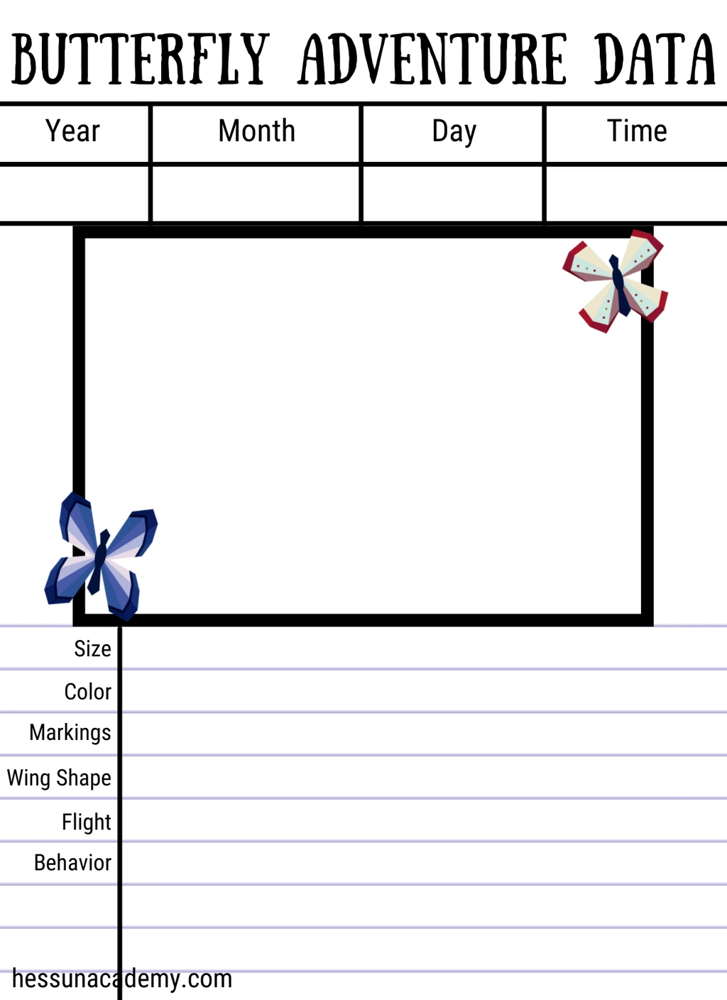 Butterfly Watching Journal 3 Butterfly Watching Journal - Image 3