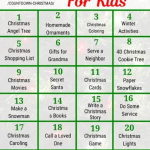 Christmas Bucket List