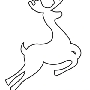 Reindeer Coloring Page