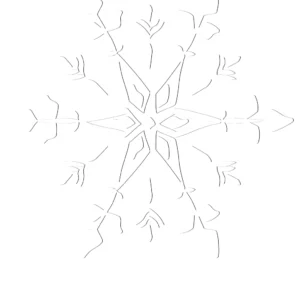 Christmas Coloring Page Snowflake #2