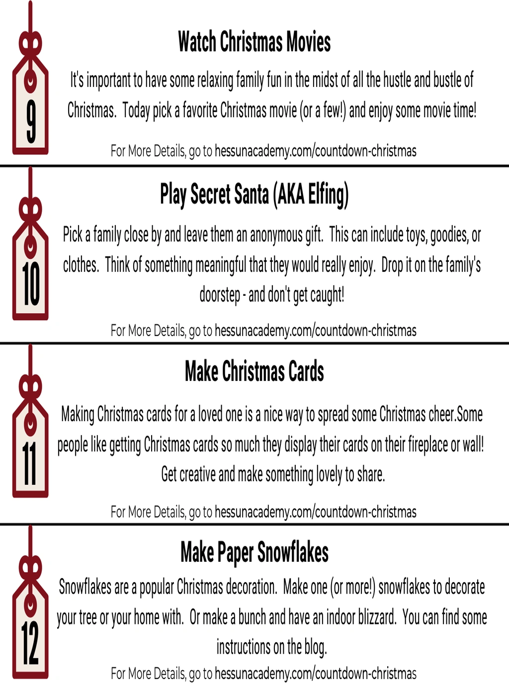 Christmas Countdown Chain (with activities) 4 Christmas Countdown Chain (with activities) - Image 4