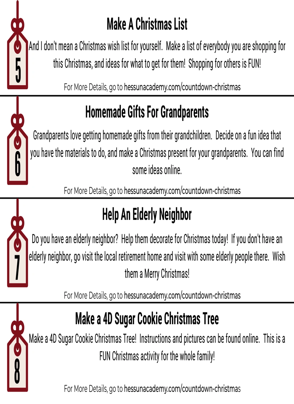 Christmas Countdown Chain (with activities) 3 Christmas Countdown Chain (with activities) - Image 3