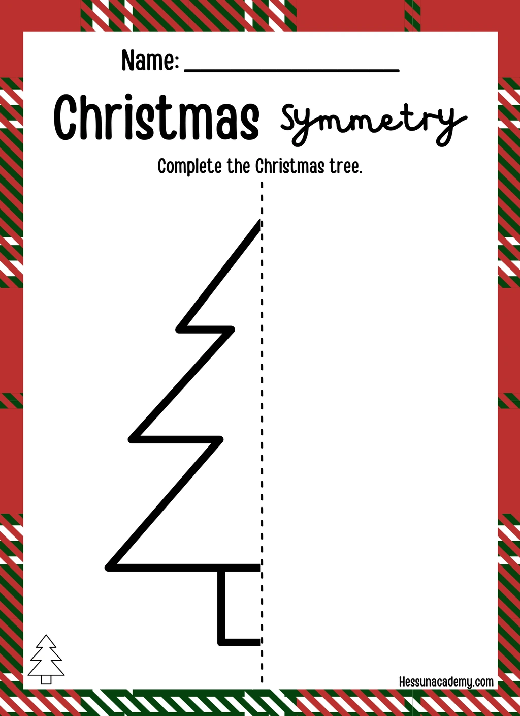 Christmas Symmetry Pages (Christmas) 2 Christmas Symmetry Pages (Christmas) - Image 2