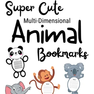 Animal Multi-Dimensional Bookmarks (Reading)