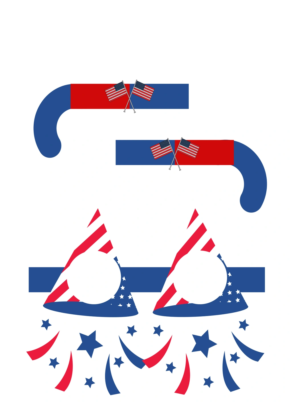 4th of July Printable Sunglasses 2 4th of July Printable Sunglasses - Image 2