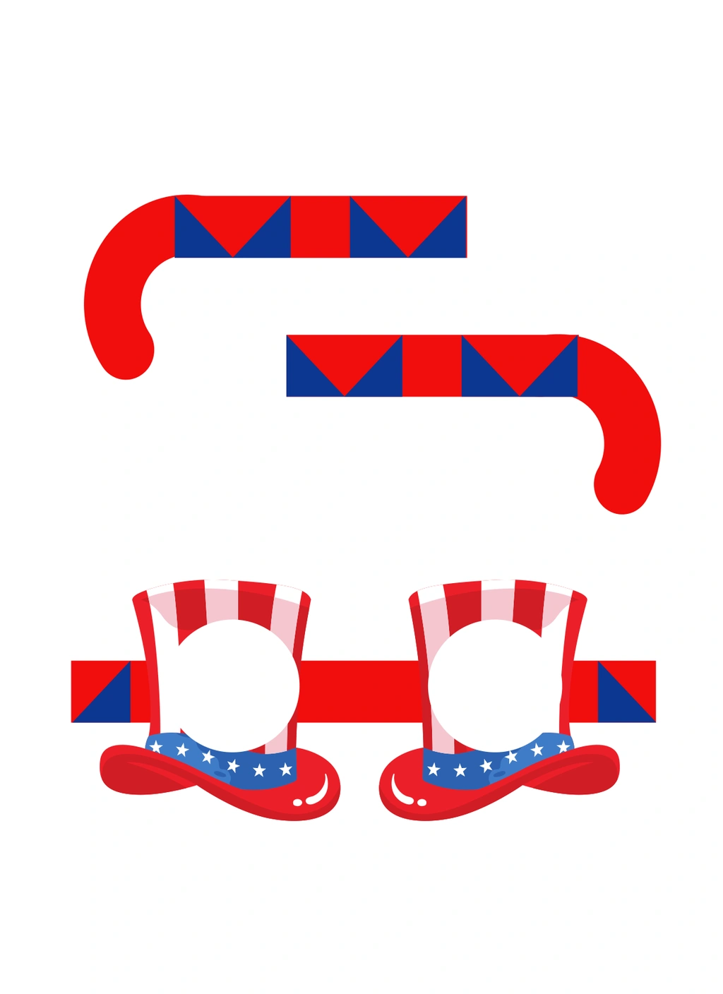 4th of July Printable Sunglasses 3 4th of July Printable Sunglasses - Image 3