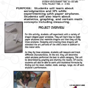 Dragon STEM Sampler Paper Airplanes Chapter