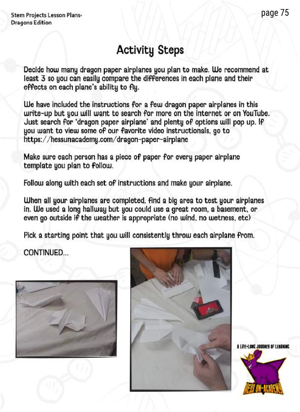 Dragon STEM Sampler Paper Airplanes Chapter - Image 3