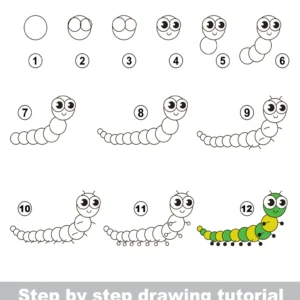 Draw a Caterpillar Tutorial
