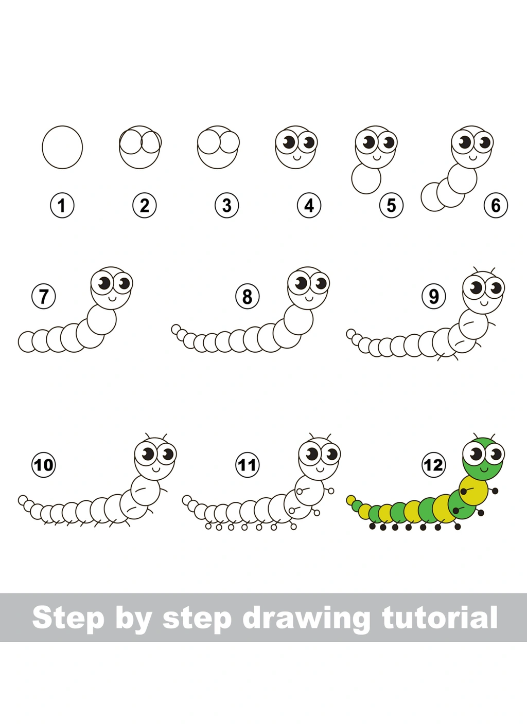 Draw a Caterpillar Tutorial