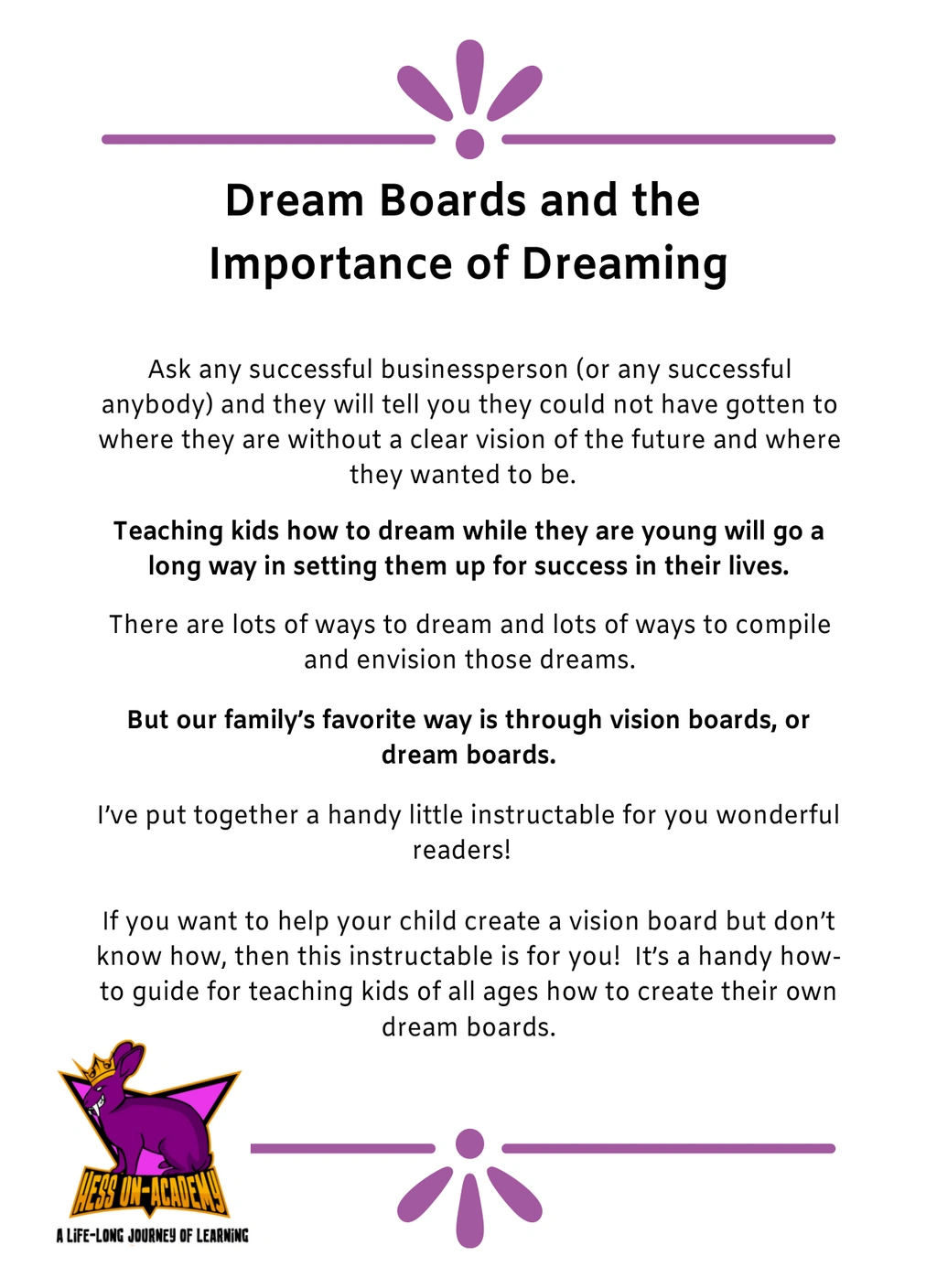 Dream Board for Kids (Life Skills) 2 Dream Board for Kids (Life Skills) - Image 2