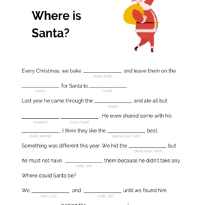 Fill in the Blank Where is Santa