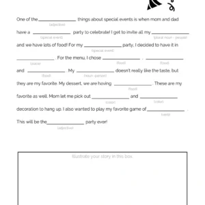 Fill in the Blanks Version 2 It's a Party