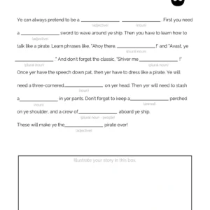 Fill in the Blank Version 2 Life as a Pirate
