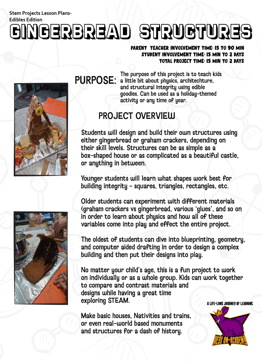 Gingerbread Structures STEM Chapter Sample 1 Gingerbread Structures STEM Chapter Sample