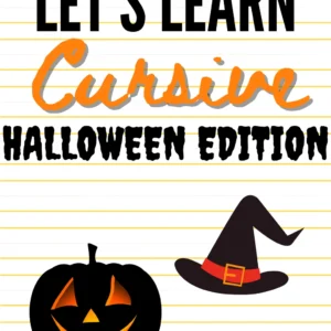 Halloween Cursive Packet