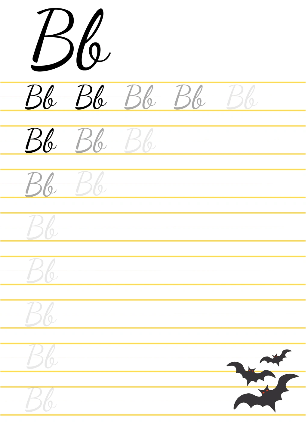 Halloween Cursive Packet 3 Halloween Cursive Packet - Image 3