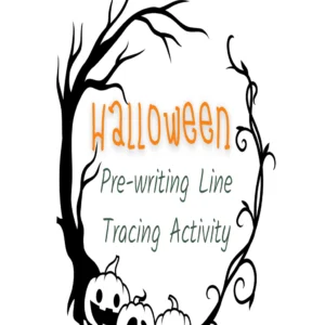 Halloween Pre-Writing and Line Tracing Activities