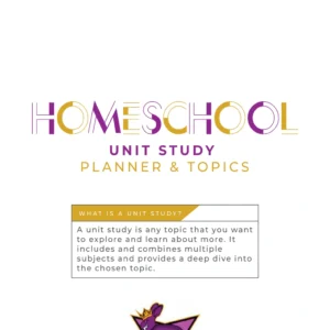 Unit Study Planner