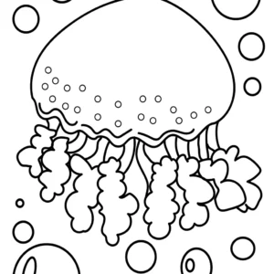 Jellyfish Coloring Book (Kid Activities)