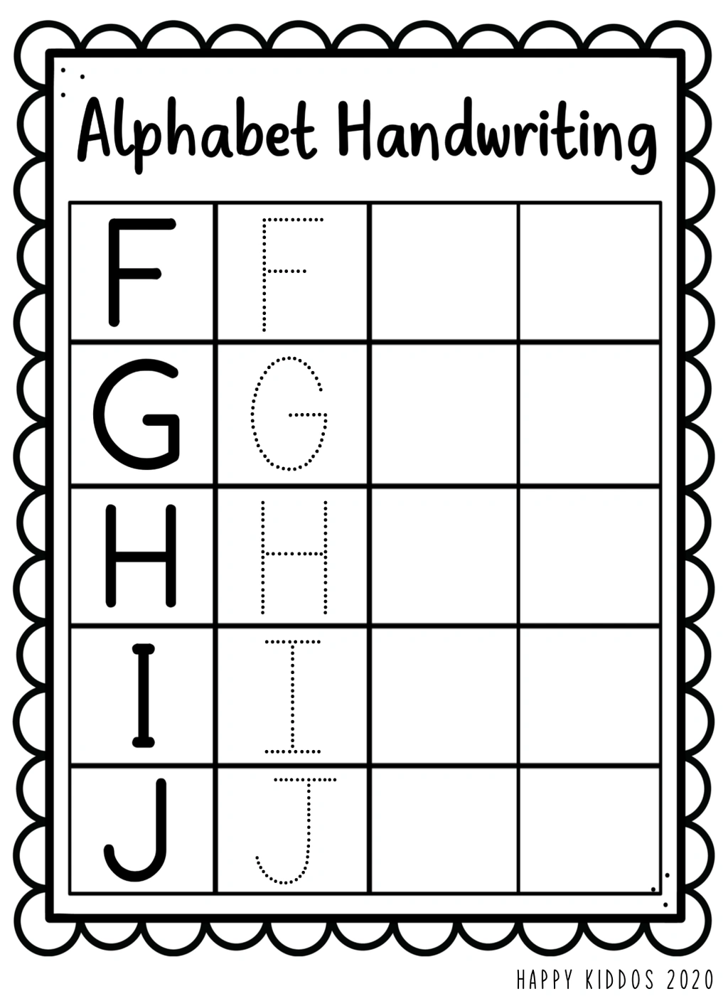 Alphabet Handwriting Worksheets 2 Alphabet Handwriting Worksheets - Image 2