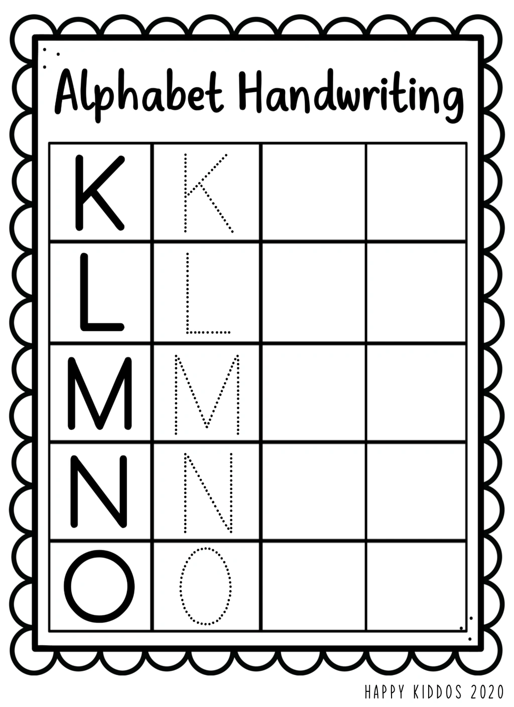 Alphabet Handwriting Worksheets 3 Alphabet Handwriting Worksheets - Image 3