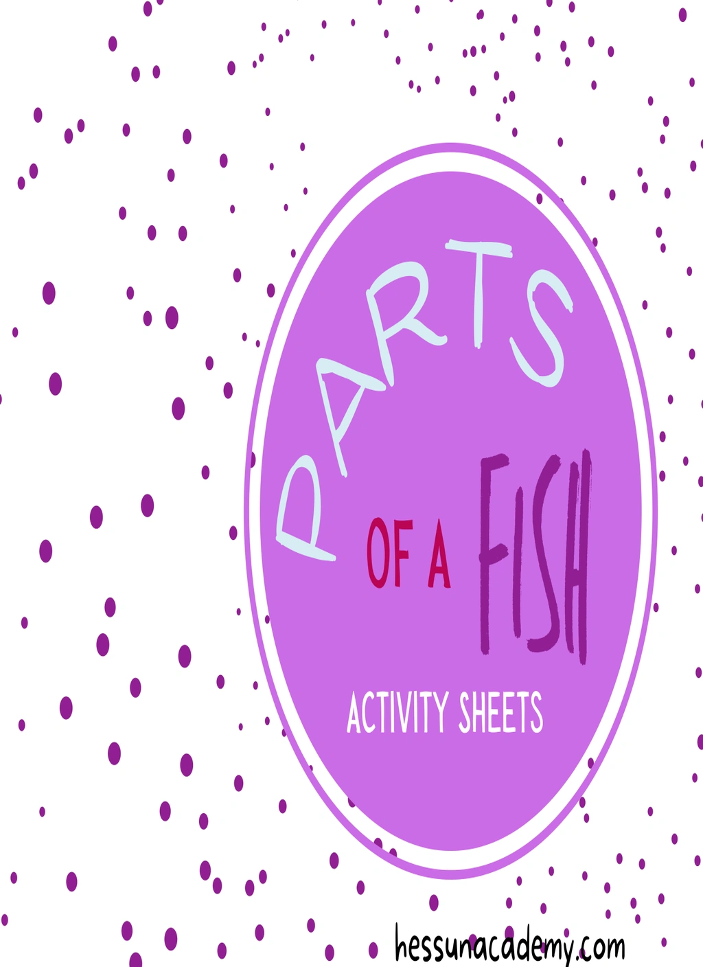 Parts of a Fish Activity Bundle 1 Parts of a Fish Activity Bundle