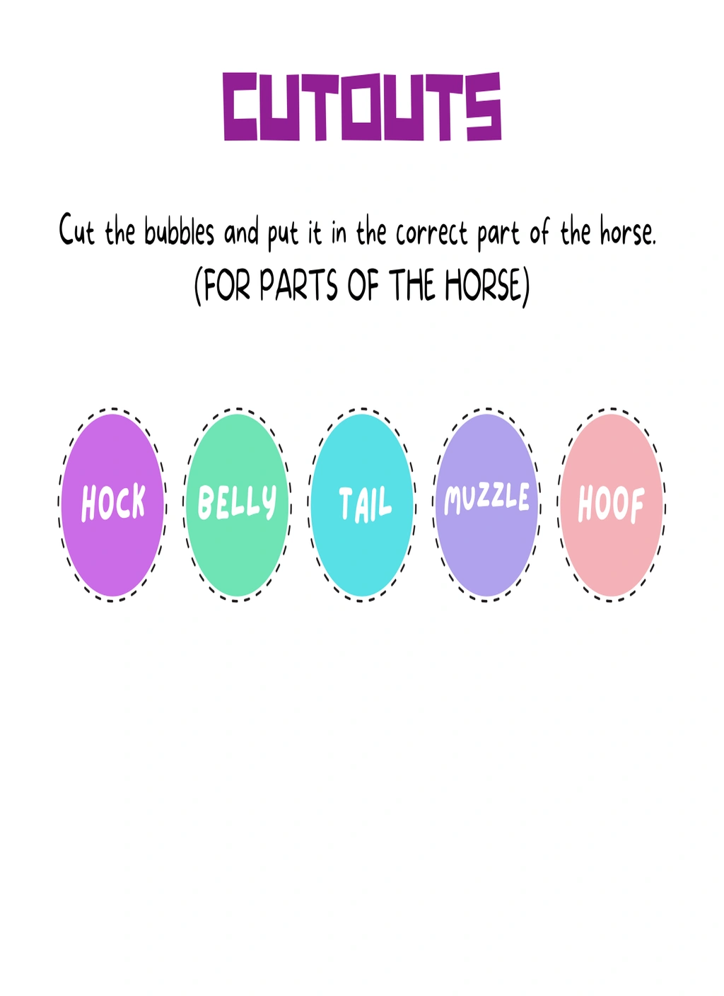 Parts of a Horse Activity Bundle 4 Parts of a Horse Activity Bundle - Image 4