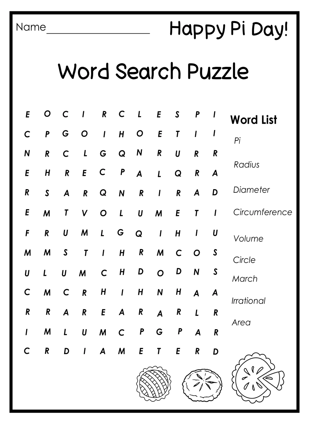 Pi Day Activity Pack 3 Pi Day Activity Pack - Image 3