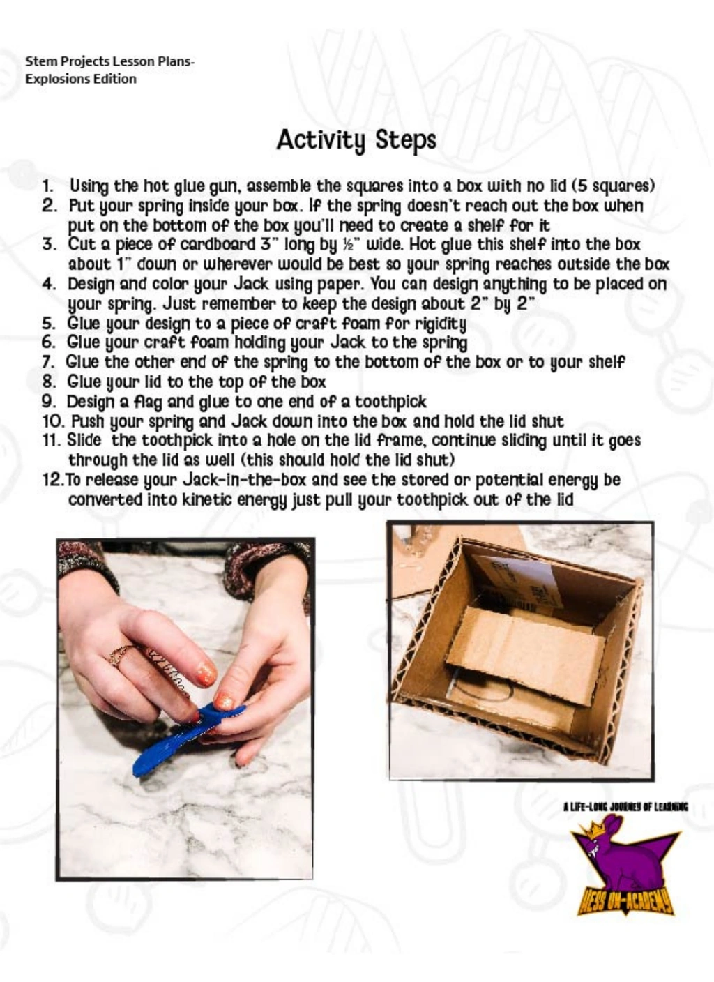 STEM Made Easy Explosions Chapter Sample Jack in the Box - Image 4