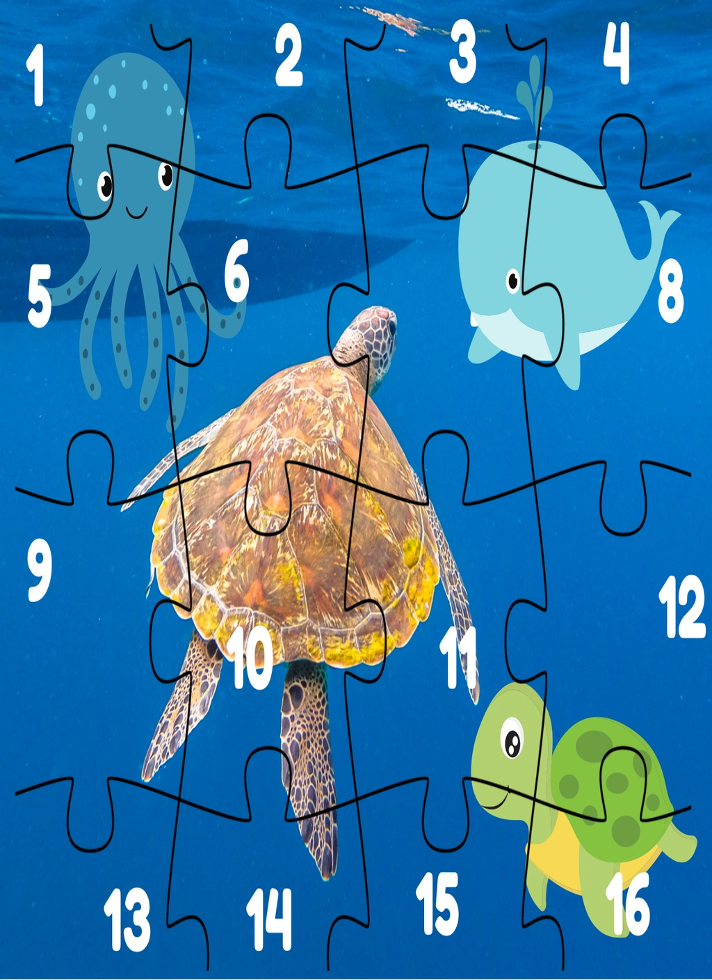 Sea Life Puzzles (Kid Activities) 4 Sea Life Puzzles (Kid Activities) - Image 4