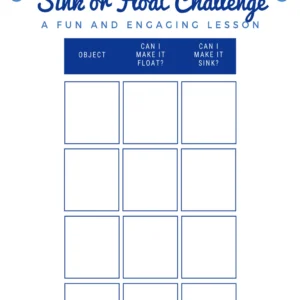 Float or Sink Challenge