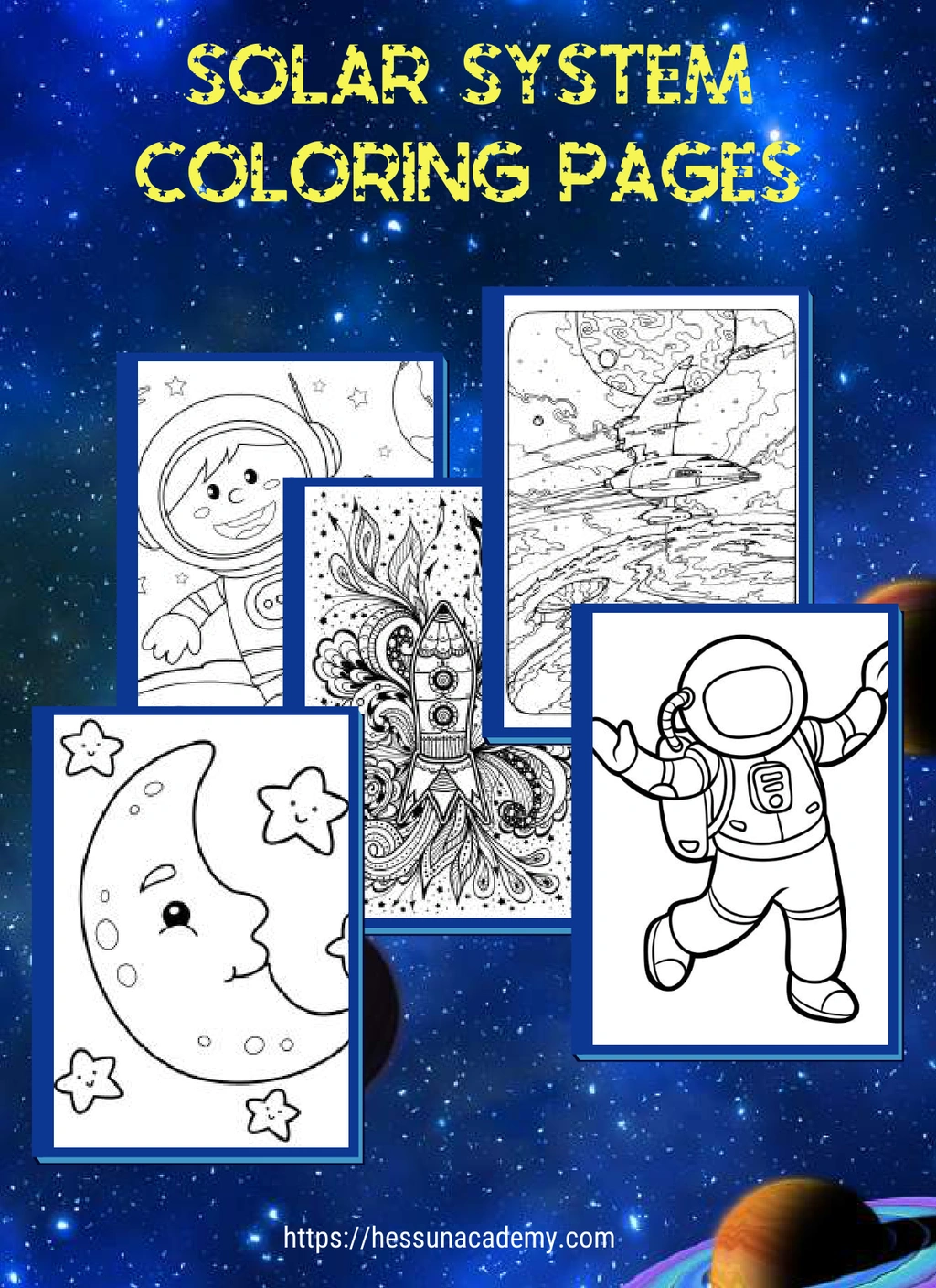 Space Coloring Pages