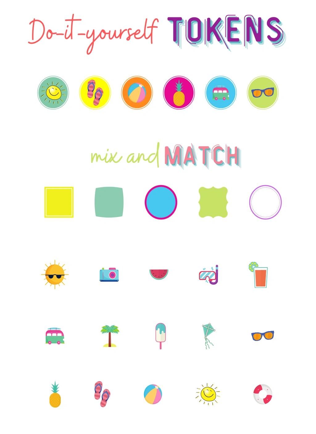 Printable Summer Board Games (Kid Activities) 3 Printable Summer Board Games (Kid Activities) - Image 3