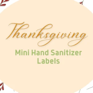 Thanksgiving Mini Hand Sanitizer Labels (Thanksgiving)