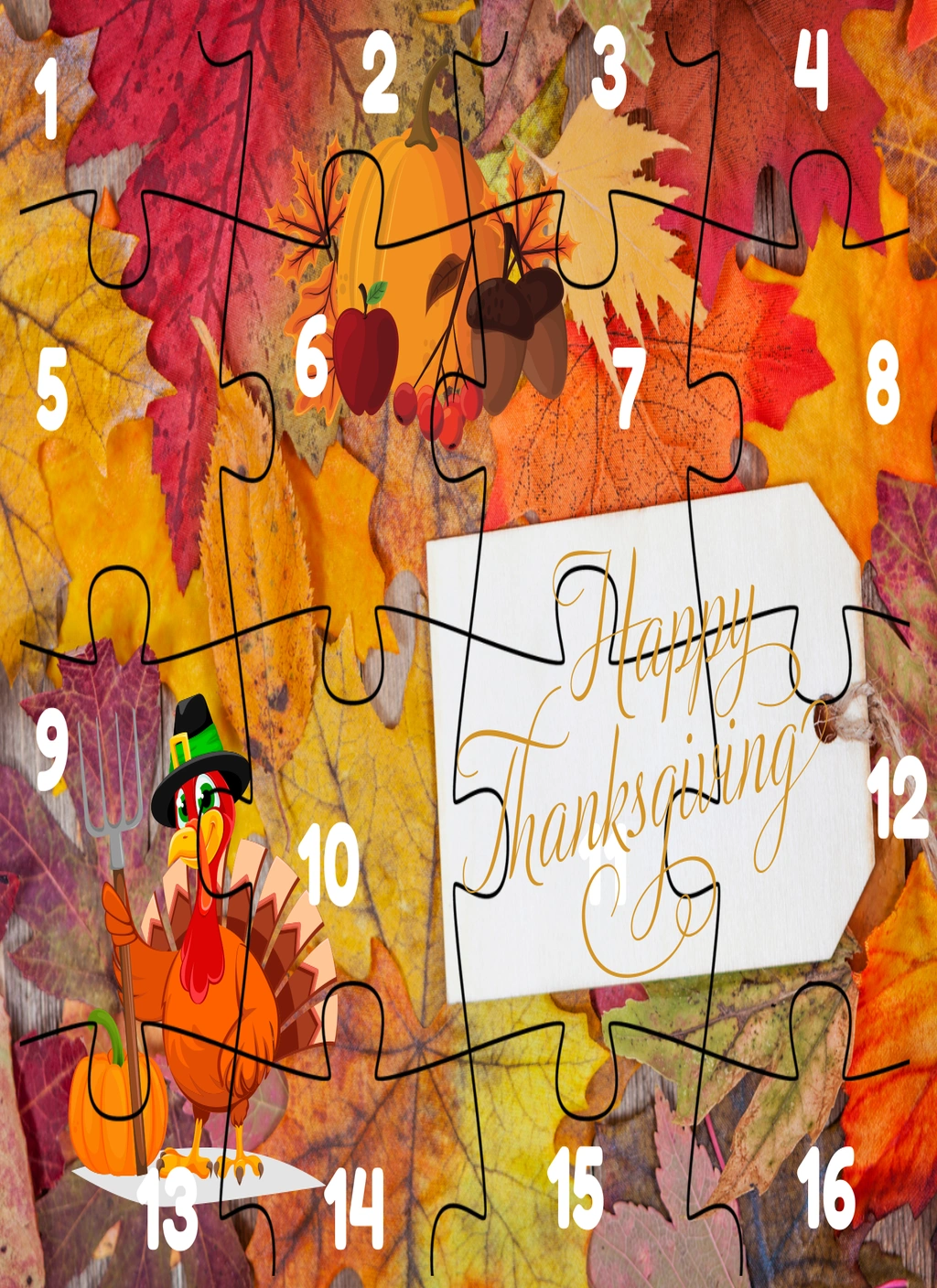 Thanksgiving Puzzles (Kid Activities) 4 Thanksgiving Puzzles (Kid Activities) - Image 4
